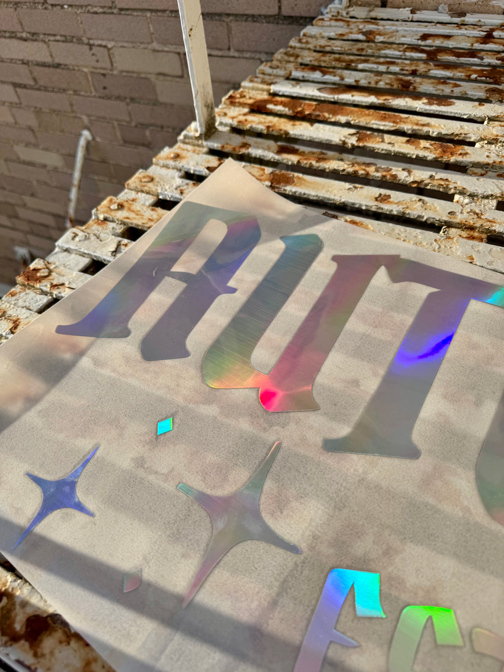 AutoHolic Oil Slick Rear Banner