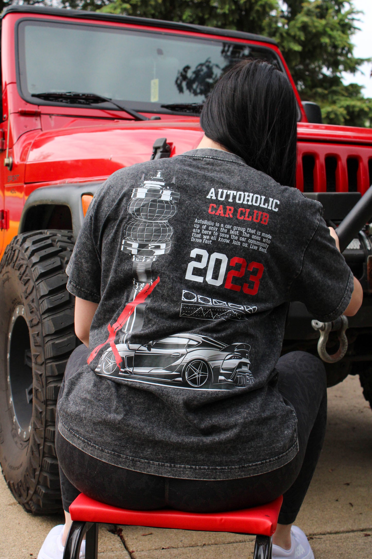 AutoHolic V2 T-Shirt Charcoal