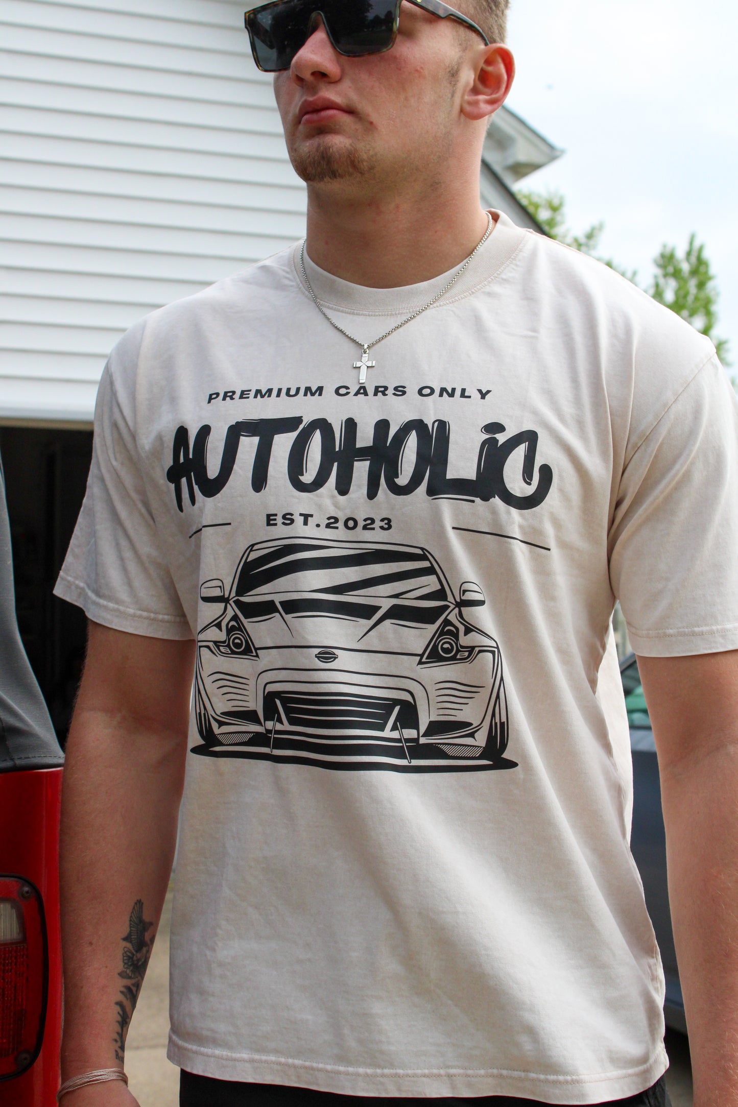 AutoHolic V2 T-Shirt Cream