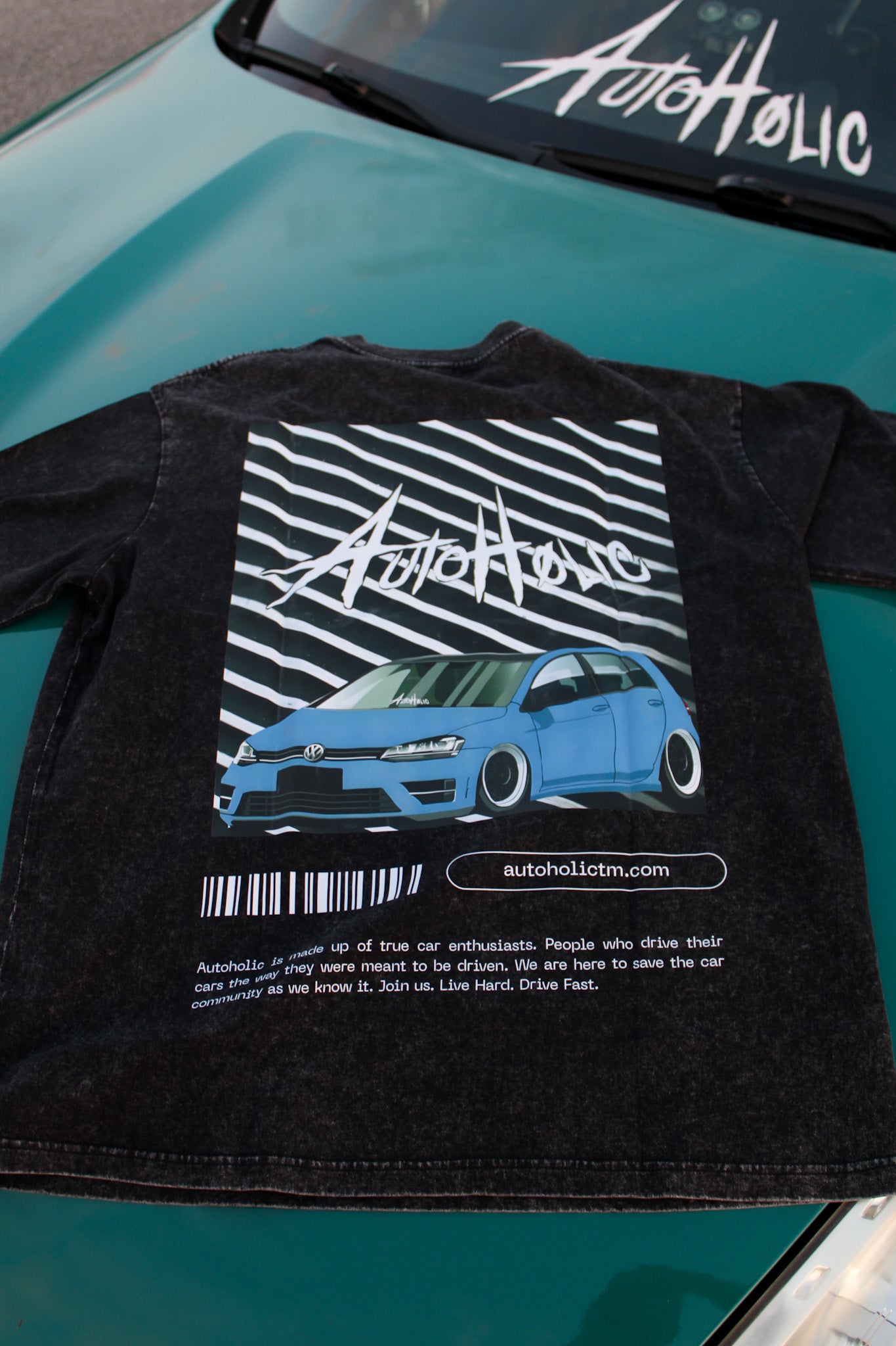 Charcoal AutoHolic V3 T-Shirt